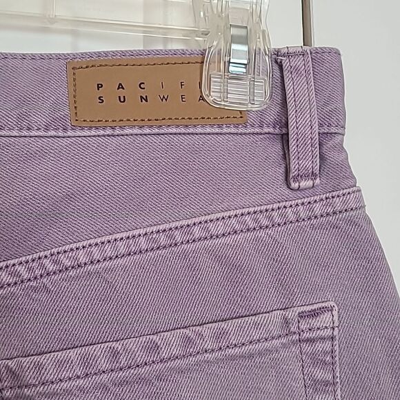 PacSun Eco Purple High Waisted Flare Jeans Color: LAVENDER Size 29 - Picture 13 of 15